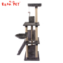 wholesale big wooden scratcher tower cat tree house