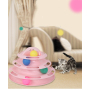Manufacturer wholesale three layer four layer pink blue white cat toy