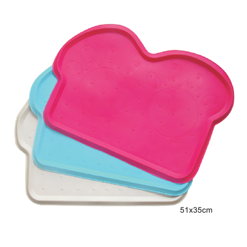 Rubber mixedcolor cheap cat cleaning tool pet feeding mat
