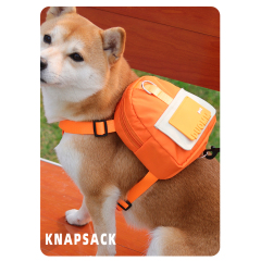 Manufacturer wholesale travel outdoor dog leash with backpack bag