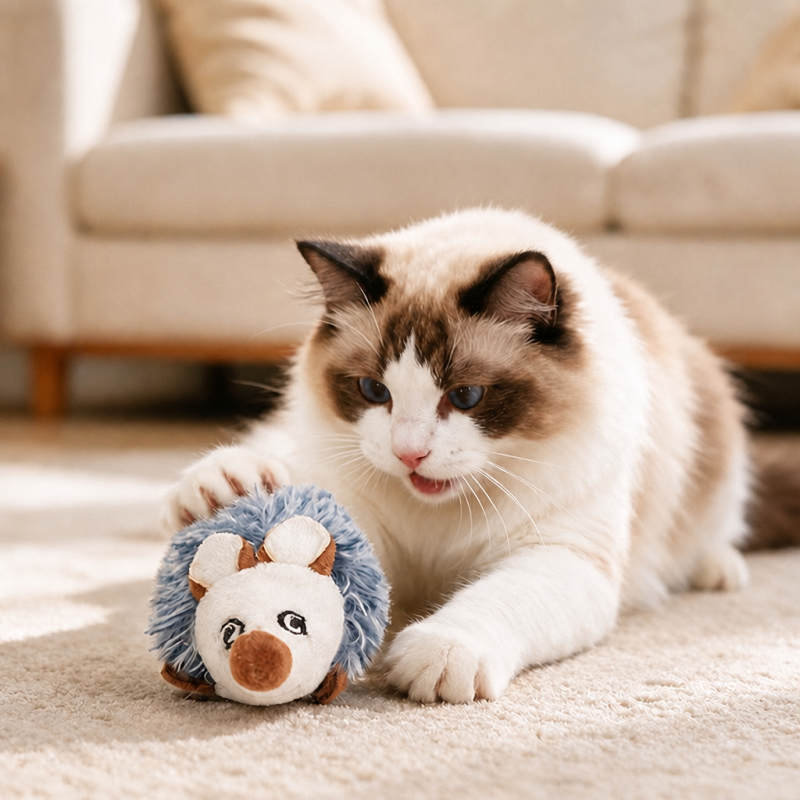 Wholesale Customized Catnip Squeaky Plush Toys Cat Products