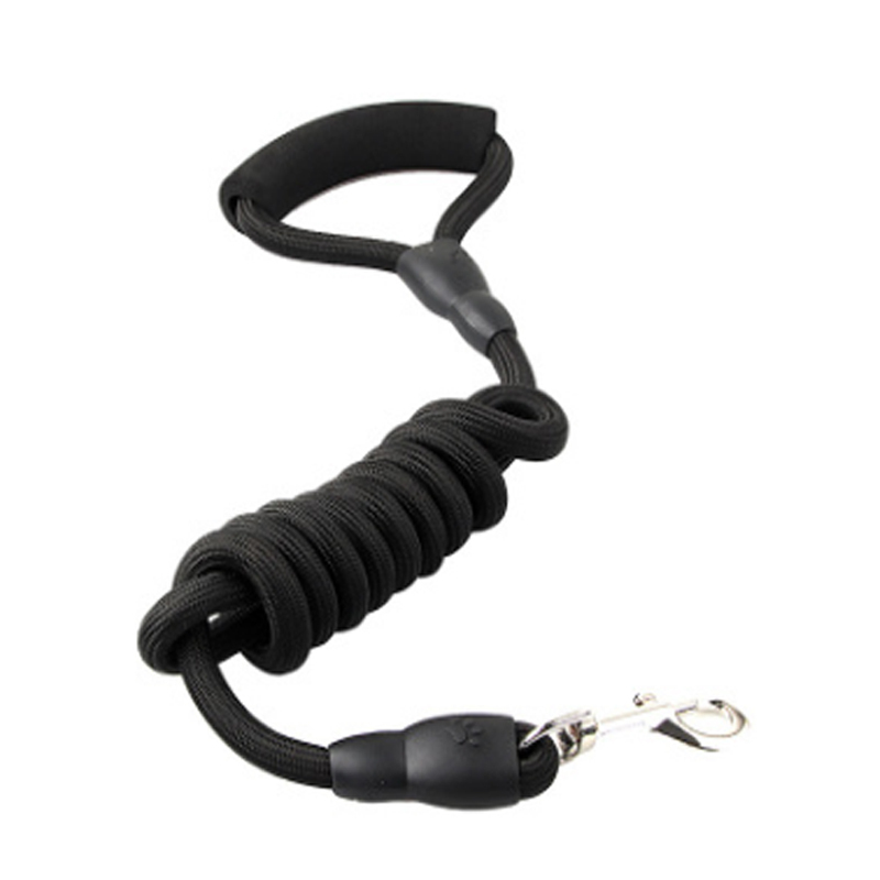 Manufacturer wholesale nylon dog leash 1.5m black