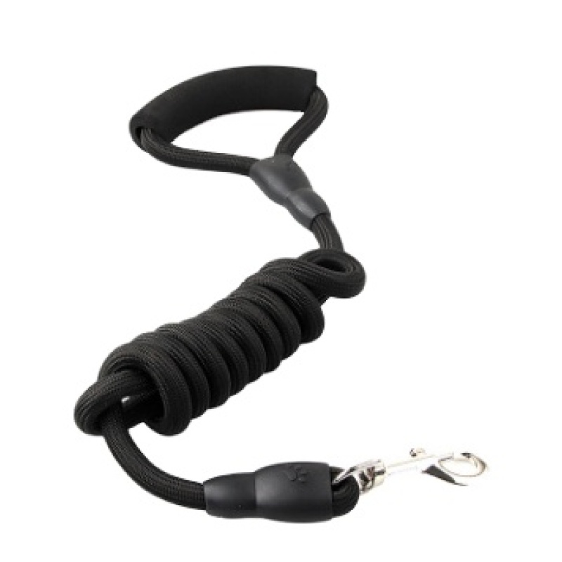 Manufacturer wholesale nylon dog leash 1.5m black