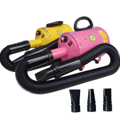 Manufacturer wholesale adjustable speed heating low noise three nozzles dog hair dryer grooming pet dryer