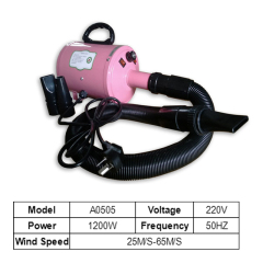 Manufacturer wholesale adjustable speed heating low noise three nozzles dog hair dryer grooming pet dryer