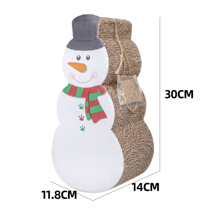 Manufacturer Wholesale Christmas Corrugated Cat Scratcher Cardboard