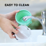 Manufacturer wholesale multi-functional dog bowl with collapsible lid