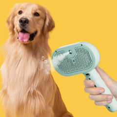 Wholesale Rotatable USB Charging Pink White Green Dog Cat Steam Brush