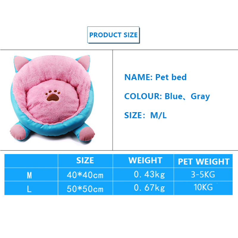 Manufacturer wholesale cute warm small dog bed with ears