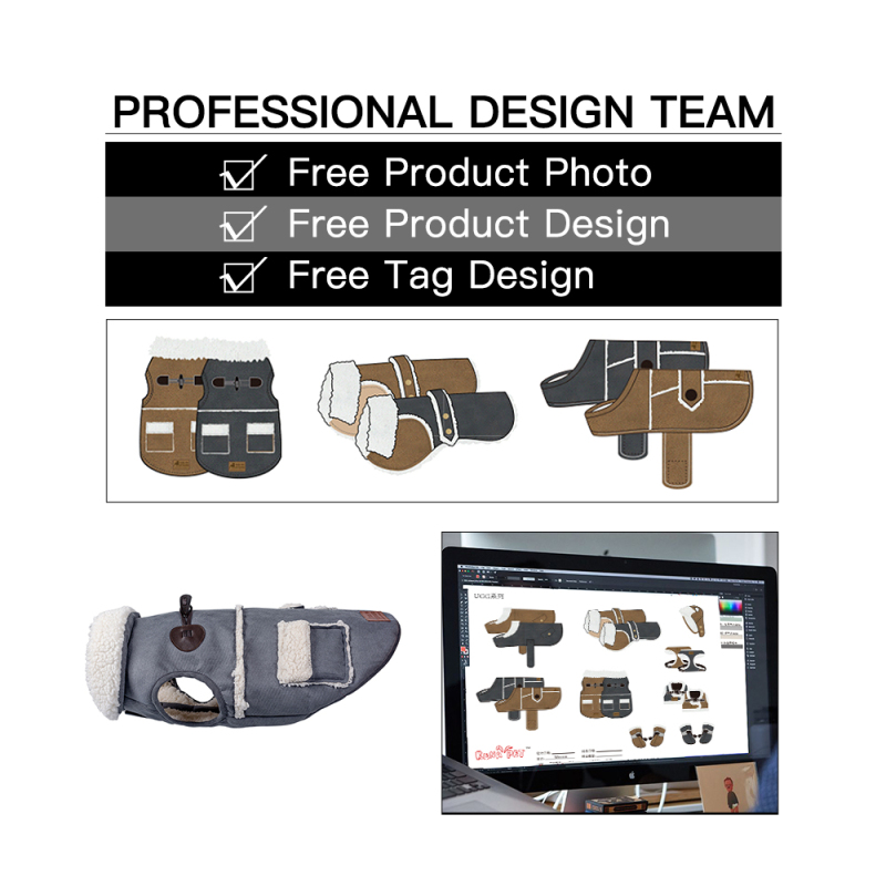 Manufacturer wholesale custom logo lamb wool dog accessories pet clothes winter