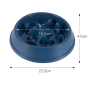 Manufacturer wholesale multi-colors slow feeder dog bowl bone design