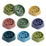 Manufacturer wholesale multi-colors slow feeder dog bowl bone design