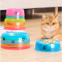 Wholesale Cheap Transparent Pet Cat Dog Bowl Plastic