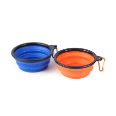 Manufacturer wholesale portable outdoor food storage bowl scoop 6 set dog travel bag