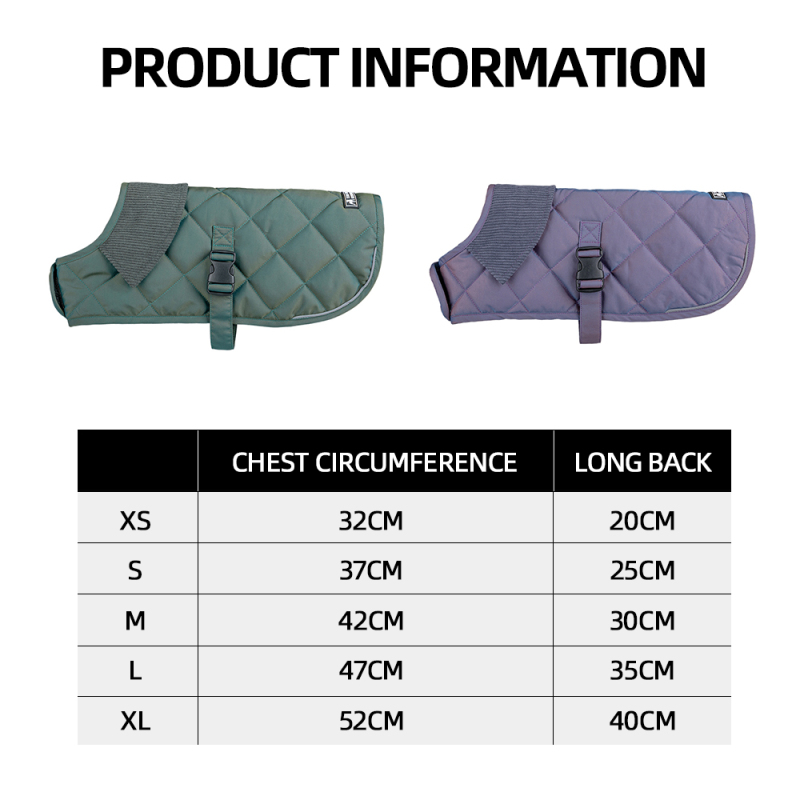 Wholesale Custom Logo Winter Warm Pet Product Clothes Dog Coat