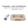 wholesale manufacturer soft luxury plush pet cushion cat dog bed pet furniture