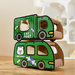 Wholesale Car Shape Scratcher Cat Cardboard House