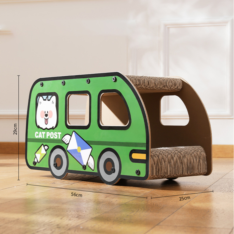 Wholesale Car Shape Scratcher Cat Cardboard House