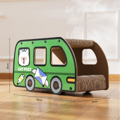 Wholesale Car Shape Scratcher Cat Cardboard House