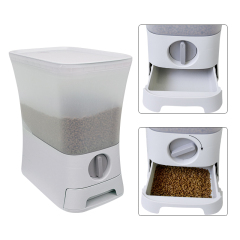 Manufacturer wholesale luxury plastic cat pet dog food storage container