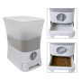 Manufacturer wholesale luxury plastic cat pet dog food storage container