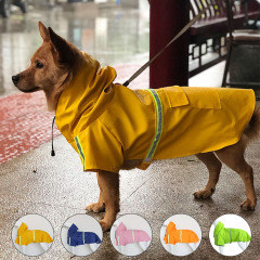 Wholesale Reflective Stripe Waterproof Dog Rain Coat