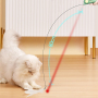 Manufacturer wholesale green white pink interactive cat feather teaser toys