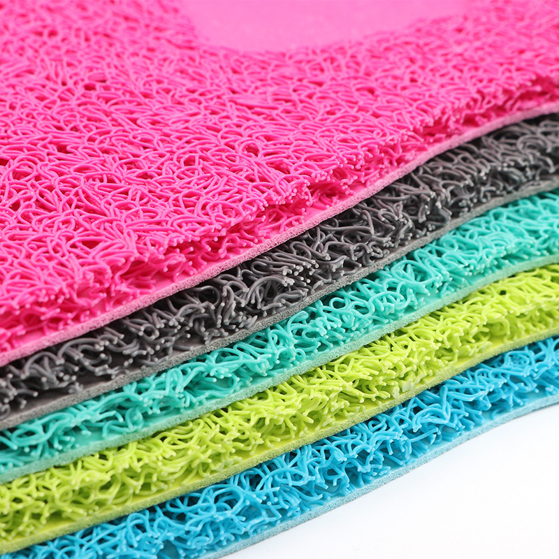 Manufacturer wholesale multi-colors PVC dog cat litter feeding mat
