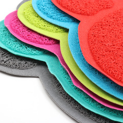 Manufacturer wholesale multi-colors PVC dog cat litter feeding mat