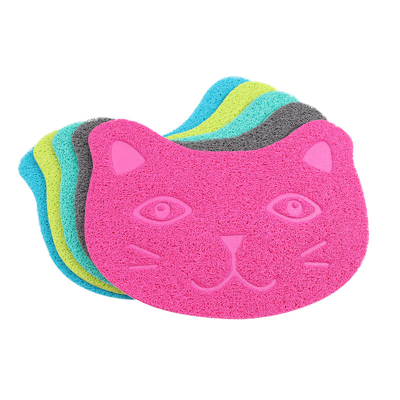 Manufacturer wholesale multi-colors PVC dog cat litter feeding mat