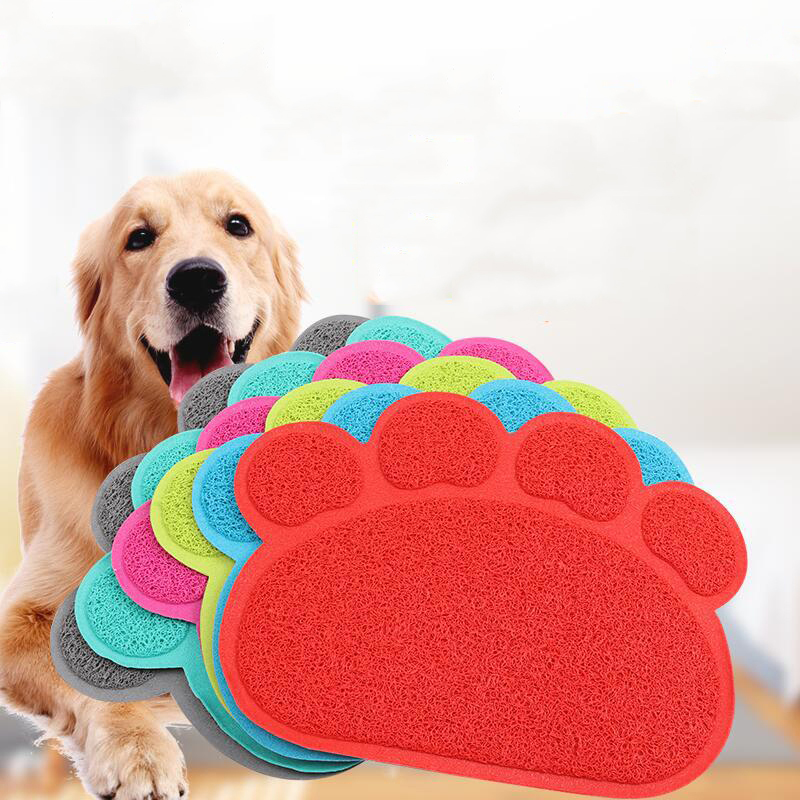 Manufacturer wholesale multi-colors PVC dog cat litter feeding mat