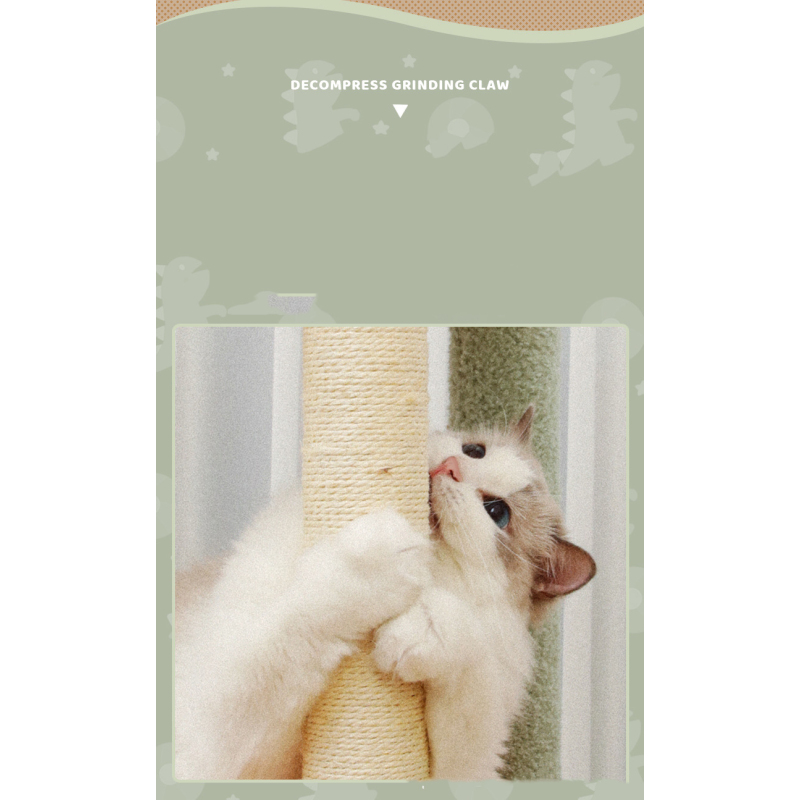 Manufacturer wholesale cute design scratcher cat climbing tree
