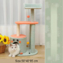Manufacturer wholesale cute design scratcher cat climbing tree