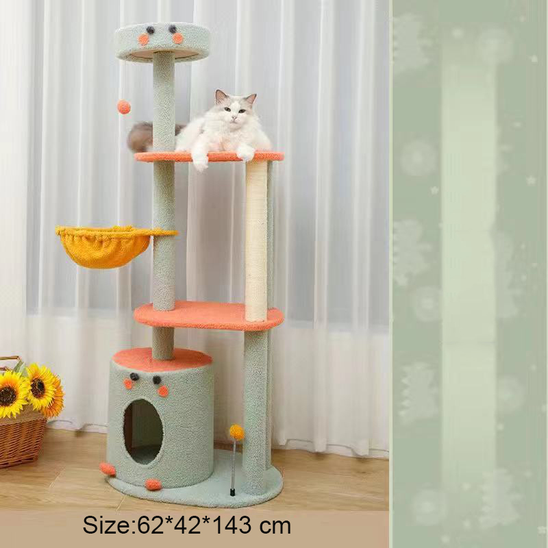 Manufacturer wholesale cute design scratcher cat climbing tree
