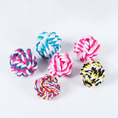 wholesale manufacturer ecofriendly indestructible pet dog cotton rope toys