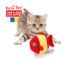 Wholesale Cute Plush Squeaky Catnip Cat Fish Toy