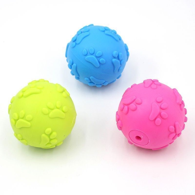 Wholesale Chew Squeaky TPR Dog Ball Toy