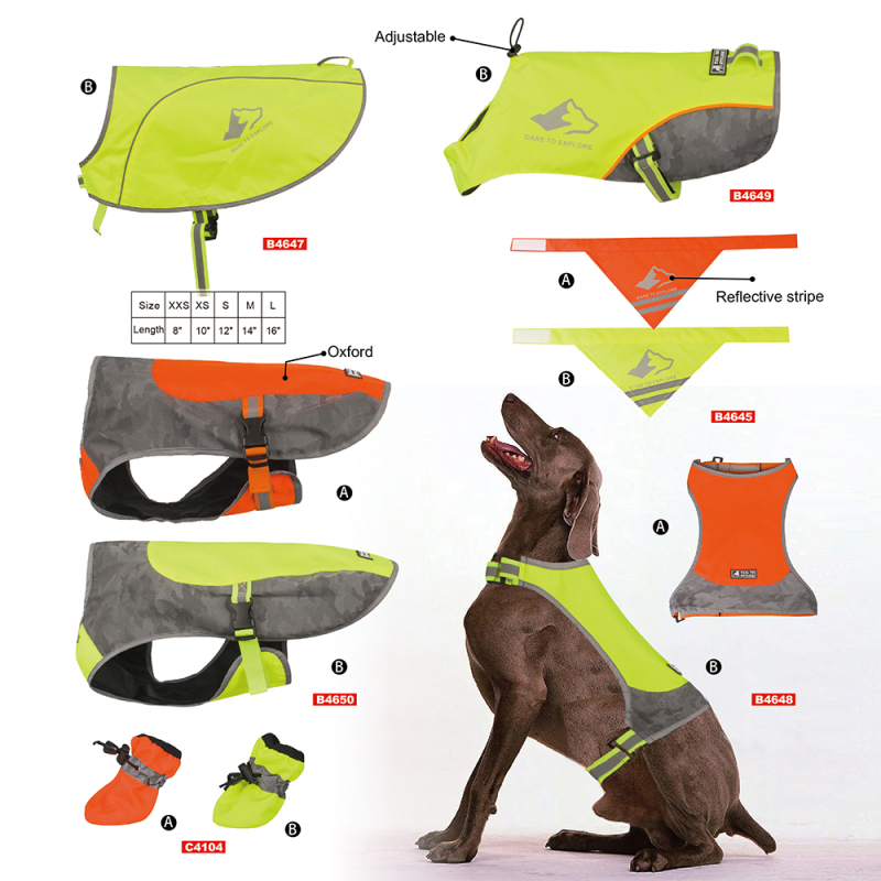 Manufacturer Wholesale Reflective Stripe Waterproof Dog Harness No Pull