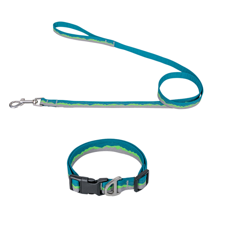 Manufacturer Wholesale Custom logo Cheap Nylon Adjustable Pet Dog Leash and Collar Set
