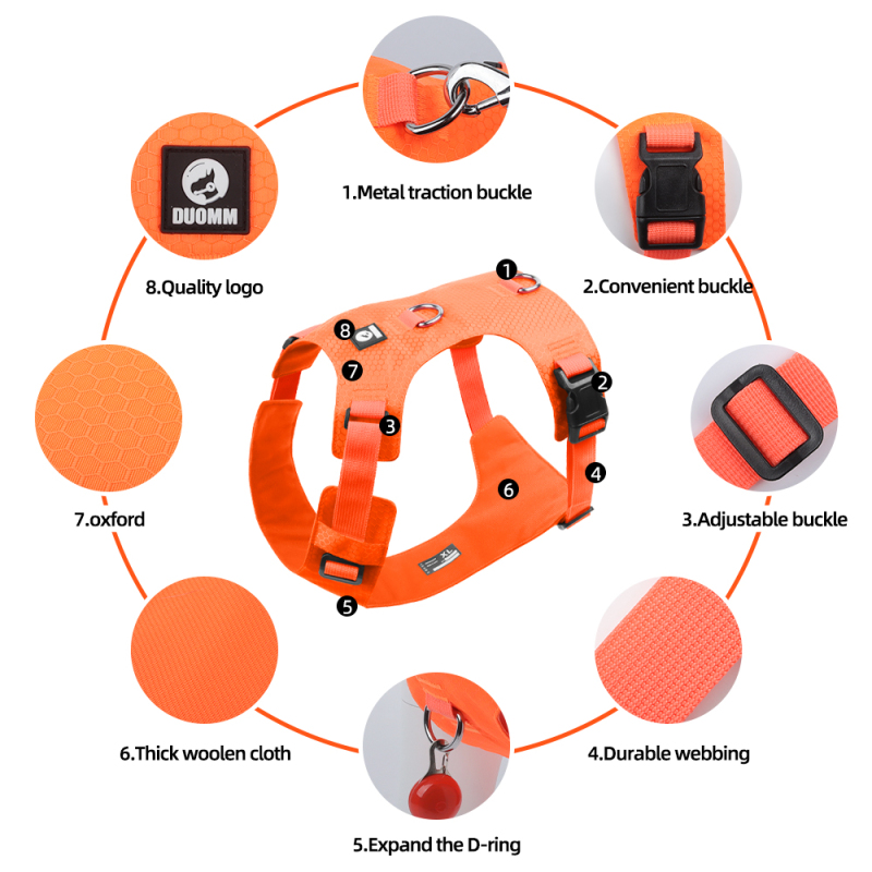 Wholesale Pet Supplier Custom Logo Dog Vest Harness