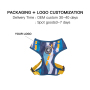 Manufacturer Wholesale Custom logo Adjustable Dog Leash Collar Harness
