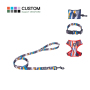 Manufacturer Wholesale Custom logo Adjustable Dog Leash Collar Harness