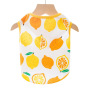 Manufacturer wholesale summer breathable lemon dog vest