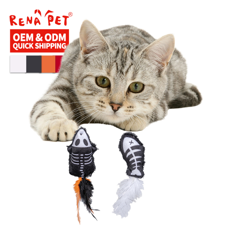 Manufacturer Wholesale Fish Mouse Design Cat Toy Halloween