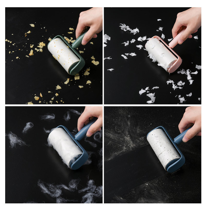 Manufacturer wholesale dog cat pet hair remover roller pink blue green