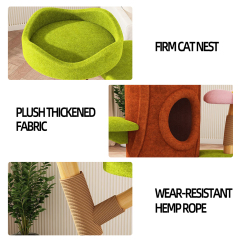 Wholesale Solid Wood Luxury Cat House Tree