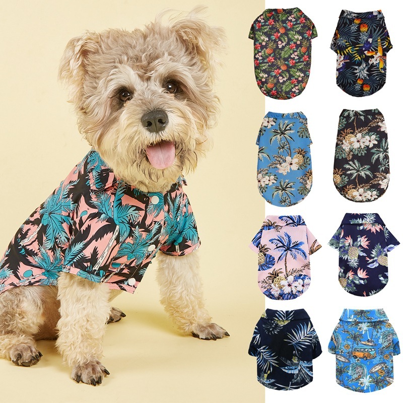 Wholesale Summer Custom Holiday Pattern Design Dog Shirt