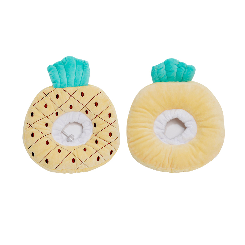 wholesale manufacturer soft pp cotton adjustable circle fruit design cat elizabeth collar