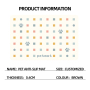 Wholesale Rectangle Double-sided Anti-slip Waterproof Easy Clean Cat Dog Pet Feeding Mat