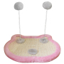 animal shape sisal plush small cat scratcher pink
